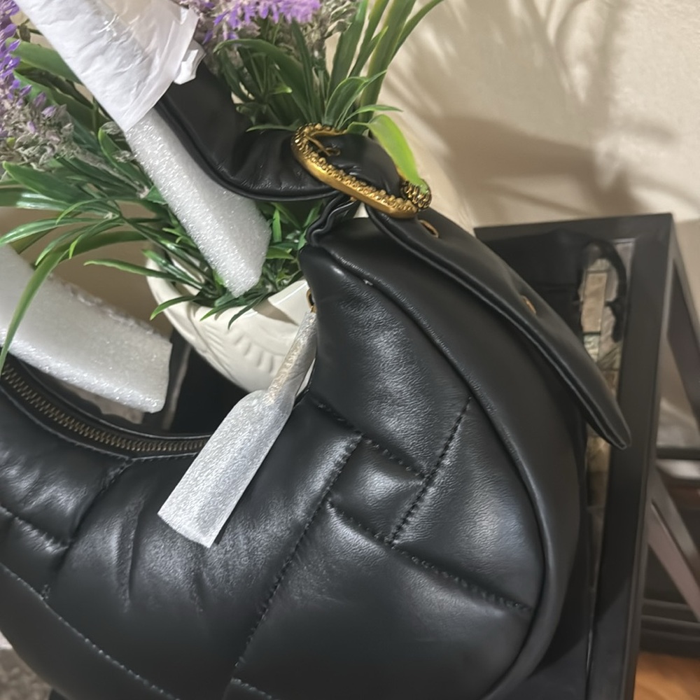 Kurt Geiger Small Kensington Puff Quilted Leather Hobo Bag - Picture 4 of 14